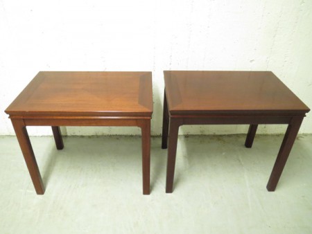 4165 - 2 x stolek na lampu mahagon 1980  62 x 42 cm V - 54 cm  1 kus 1 500 kc